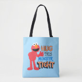 Elmo | Hug deze Monster Tight Tote Bag (Voorkant)