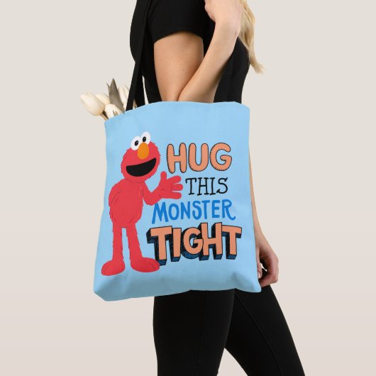 Elmo | Hug deze Monster Tight Tote Bag (Dichtbij)