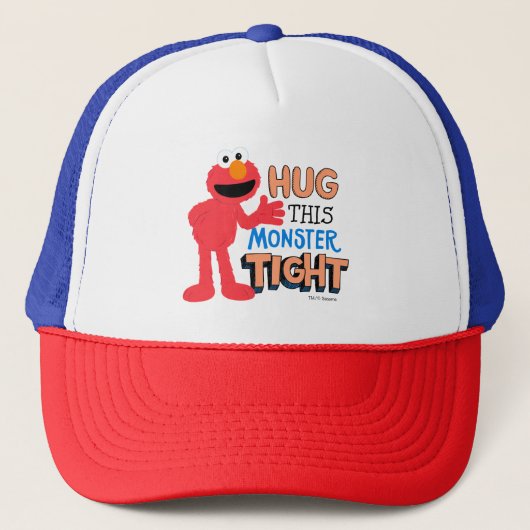 Elmo | Hug deze Monster Tight Trucker Pet (Voorkant)