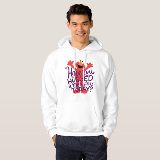 Elmo Hugging Hoodie (Voorkant volledig)