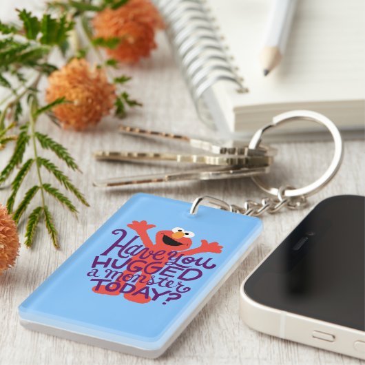 Elmo Hugging Sleutelhanger (Voorkant Rechts)