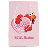 Elmo "Hugs" Valentijn Heart Snoep Medium Cadeauzakje (Voorkant)