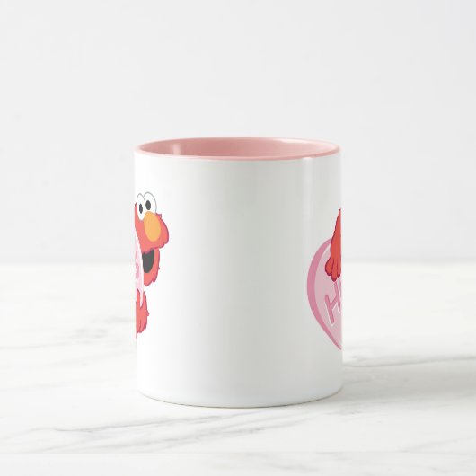 Elmo "Hugs" Valentijn Heart Snoep Mok (Midden)