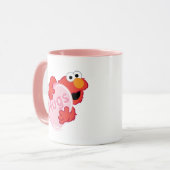 Elmo "Hugs" Valentijn Heart Snoep Mok (Voorkant links)