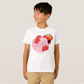 Elmo "Hugs" Valentijn Heart Snoep T-shirt (Voorkant volledig)