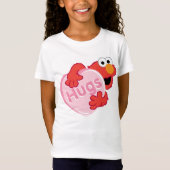 Elmo "Hugs" Valentijn Heart Snoep T-shirt (Voorkant)