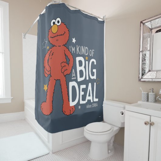Elmo | Ik ben een soort grote deal Douchegordijn (In situ)