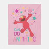Elmo | Ik kan alles doen Fleece Deken (Voorkant)