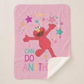 Elmo | Ik kan alles doen Sherpa Deken (Voorkant)