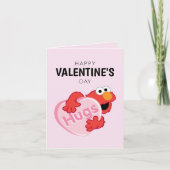 Elmo in Hart Valentijnsdag Notitiekaartje (Voorkant)