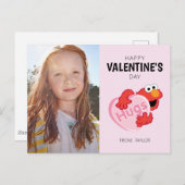 Elmo in Heart Valentijn Briefkaart (Voorkant / Achterkant)