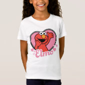 Elmo in Heart Valentijn T-shirt (Voorkant)