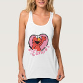 Elmo in Heart Valentijn Tanktop (Voorkant)