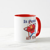 Elmo - in Monsters vertrouwen we Mok (Voorkant rechts)