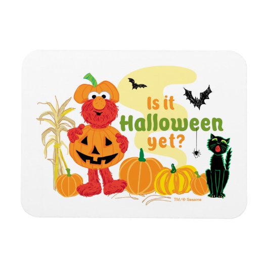 Elmo | Is het al Halloween? Magneet (Horizontaal)