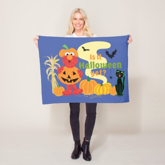 Elmo | Is het nog Halloween? Fleece Deken (In situ)