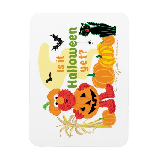 Elmo | Is het nog Halloween? Magneet (Verticaal)