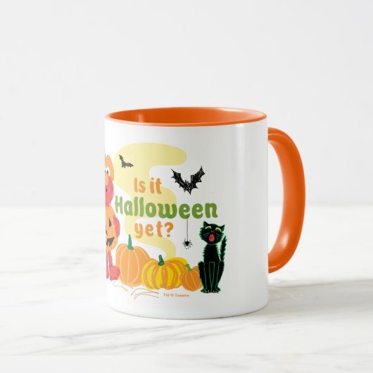 Elmo | Is het nog Halloween? Mok (Voorkant rechts)