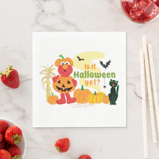 Elmo | Is het nog Halloween? Servet (Insitu)