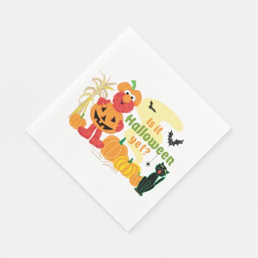 Elmo | Is het nog Halloween? Servet (Hoek)