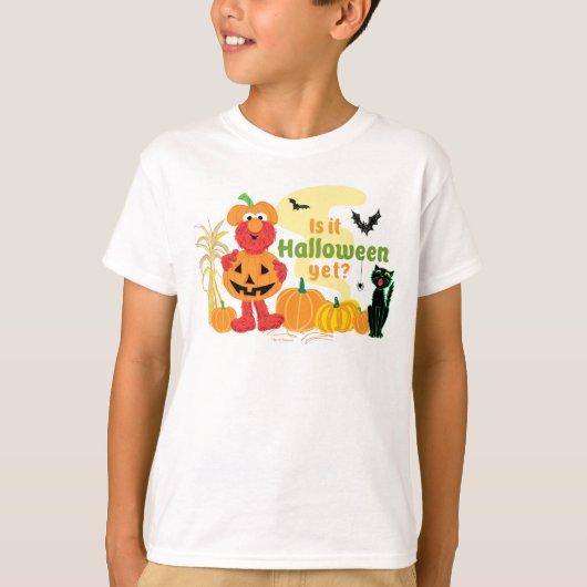 Elmo | Is het nog Halloween? T-shirt (Voorkant)