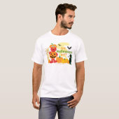 Elmo | Is het nog Halloween? T-shirt (Voorkant volledig)