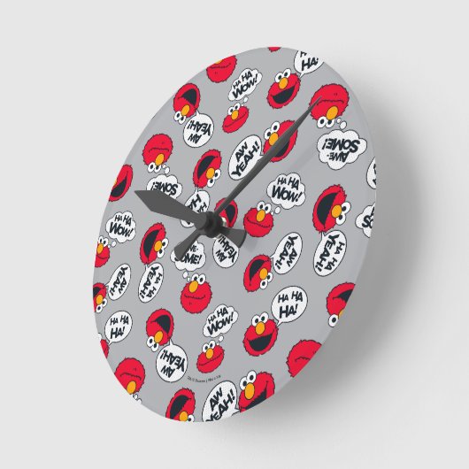 Elmo | Ja, Geweldige patroon Ronde Klok (Hoek)