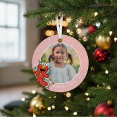 Elmo Kerstlichtjes | Persoonlijke naam & foto Metalen Ornament