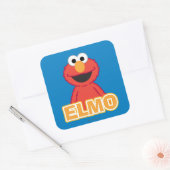 Elmo Klassieke Stijl Vierkante Sticker (Envelop)