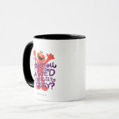 Elmo Knuffelen Mok (Voorkant links)