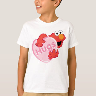 Elmo "Knuffels" Valentijn Hart Snoepjes T-shirt
