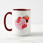 Elmo "Knuffels" Valentijnshart Snoepgoed Mok (Links)