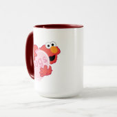 Elmo "Knuffels" Valentijnshart Snoepgoed Mok (Voorkant links)