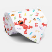 Elmo-krijtstreeppatroon Stropdas (Opgerold)