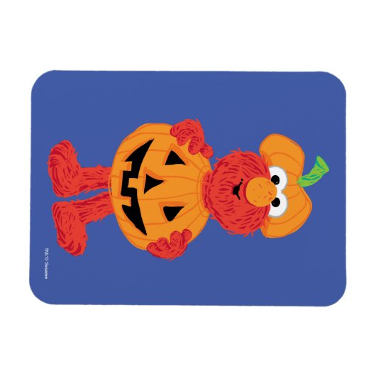 Elmo | Kute als pompoen Magneet (Horizontaal)