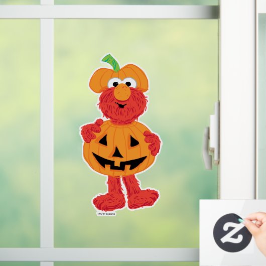 Elmo | Kute als pompoen Raamsticker (Huis)