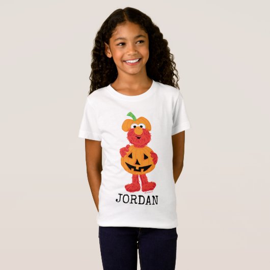 Elmo | Kute als pompoen T-shirt (Voorkant volledig)