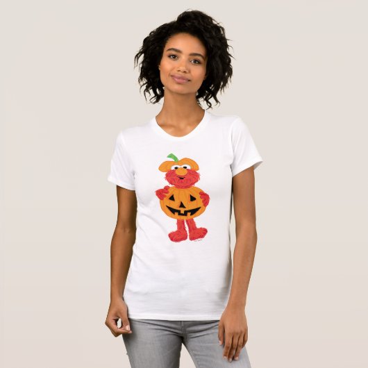 Elmo | Kute als pompoen T-shirt (Voorkant volledig)