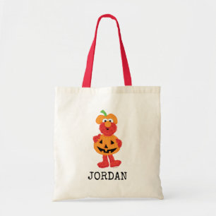 Elmo   Kute als pompoen Tote Bag