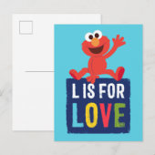 Elmo | L is voor Liefde Briefkaart (Voorkant / Achterkant)
