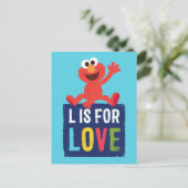 Elmo | L is voor Liefde Briefkaart (Staand voorkant)