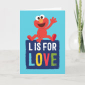 Elmo | L is voor Liefde Kaart (Voorkant)