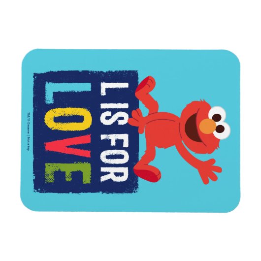 Elmo | L is voor Liefde Magneet (Horizontaal)