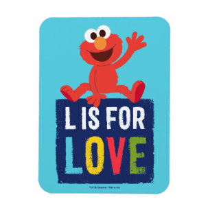 Elmo L is voor Liefde Magneet