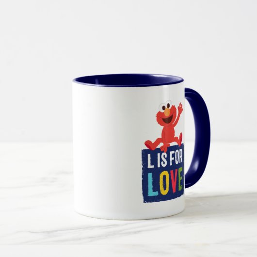 Elmo | L is voor Liefde Mok (Voorkant rechts)