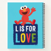 Elmo | L is voor Liefde Notitieboek (Achterkant)