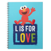 Elmo | L is voor Liefde Notitieboek (Voorkant)