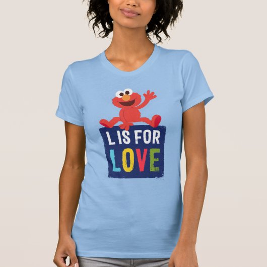 Elmo | L is voor Liefde T-shirt (Voorkant)