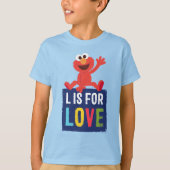 Elmo | L is voor Liefde T-shirt (Voorkant)