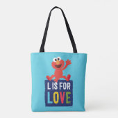 Elmo | L is voor Liefde Tote Bag (Achterkant)